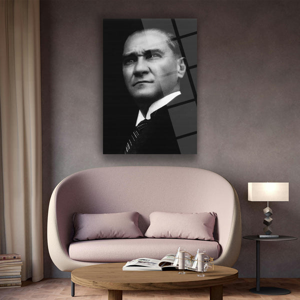 Atatürk Derin Bakışlar Cam Tablo – ATA163