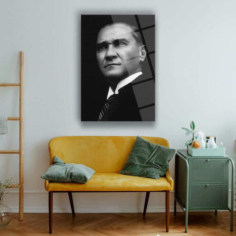 Atatürk Derin Bakışlar Cam Tablo – ATA163