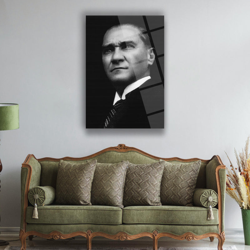 Atatürk Derin Bakışlar Cam Tablo – ATA163