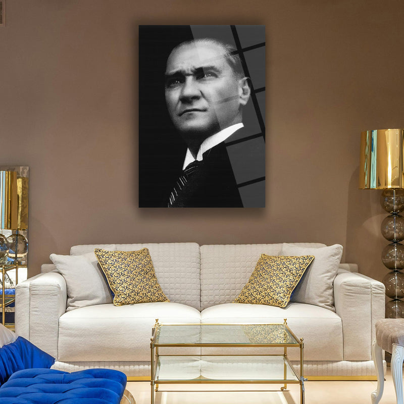 Atatürk Derin Bakışlar Cam Tablo – ATA163