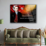 Atatürk’ün “Egemenlik, kayıtsız şartsız milletindir” Sözü ile Anıtkabir Cam Tablo – ATA217