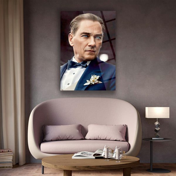 Atatürk Portre Cam Tablo – ATA189