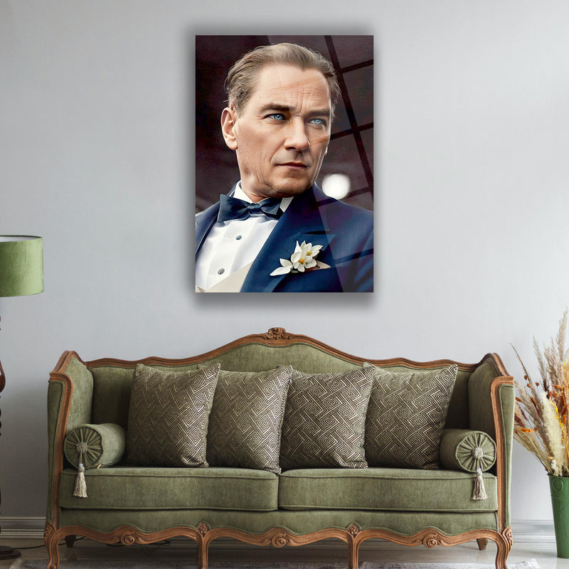 Atatürk Portre Cam Tablo – ATA189