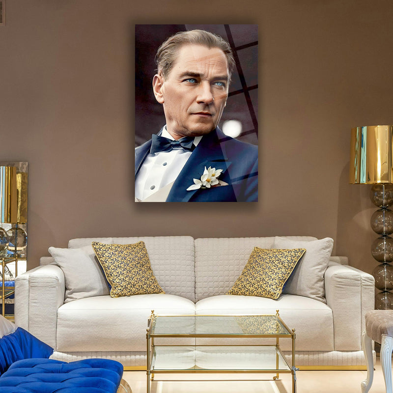 Atatürk Portre Cam Tablo – ATA189
