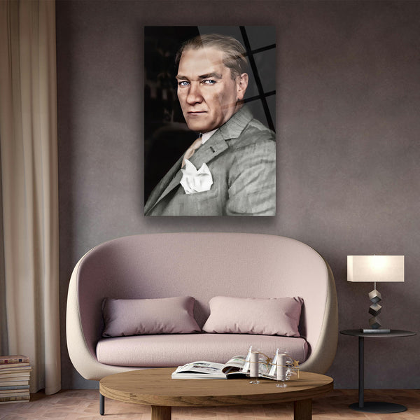Atatürk Portre Cam Tablo – ATA228