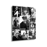 Atatürk Fotoğraf Kolaj Cam Tablo – ATA260