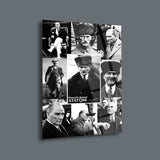Atatürk Fotoğraf Kolaj Cam Tablo – ATA260