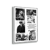 Atatürk Fotoğraf Kolaj Cam Tablo – ATA261