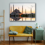 Yansımalı Sultanahmet Camii Cam Tablo - ISL253
