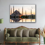 Yansımalı Sultanahmet Camii Cam Tablo - ISL253
