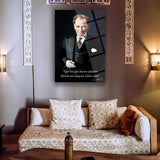Bilim ve Akıl Atatürk Cam Tablo – ATA235