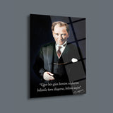 Bilim ve Akıl Atatürk Cam Tablo – ATA235