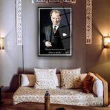Bilim ve Akıl Atatürk Cam Tablo – ATA236