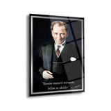 Bilim ve Akıl Atatürk Cam Tablo – ATA236