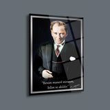 Bilim ve Akıl Atatürk Cam Tablo – ATA236