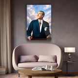 Atatürk Gökyüzü Portre Cam Tablo – ATA266