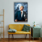 Atatürk Bozkurt Ay Temalı Cam Tablo – ATA270
