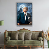 Atatürk Bozkurt Ay Temalı Cam Tablo – ATA270