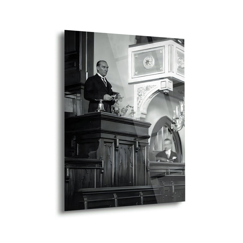 Atatürk Meclis Konuşması Cam Tablo – ATA119