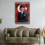 Atatürk Çalışkanlık Sözü Cam Tablo – ATA265