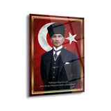 Atatürk Çalışkanlık Sözü Cam Tablo – ATA265