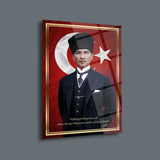 Atatürk Çalışkanlık Sözü Cam Tablo – ATA265