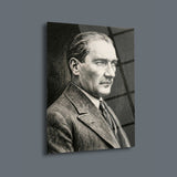 Atatürk Çizim Portre Cam Tablo – ATA307