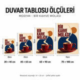 MOD144 cam tablo ölçü karşılaştırması: 30×45, 45×65, 60×90 ve 70×100 cm; masaüstü seçeneği 14×20 cm.