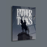 Atatürk Atlı Heykel Father of the Turks Cam Tablo – ATA288