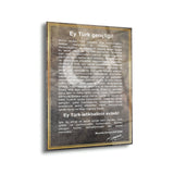 Atatürk Gençliğe Hitabe Cam Tablo – ATA258