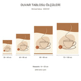 MOD167 ölçü karşılaştırması: 30×45, 45×65, 60×90, 70×100 cm duvar ve 14×20 cm masaüstü.