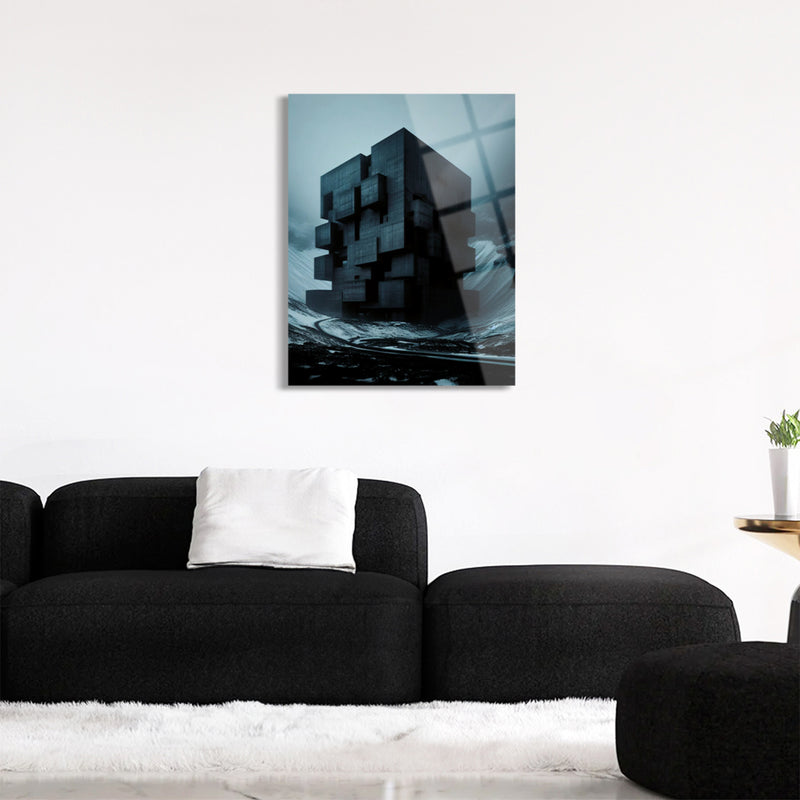 Blok Ev Cam Tablo - MOD055