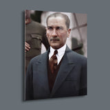 Atatürk Portre Cam Tablo - ATA031
