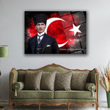 Atatürk Adalet Sözlü Cam Tablo – ATA312