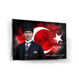 Atatürk Adalet Sözlü Cam Tablo – ATA312